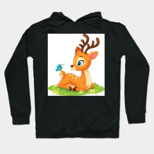 baby deer kids Hoodie